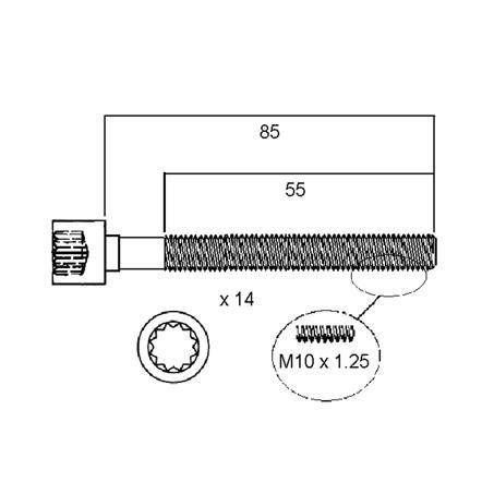 Head Bolt Set Head Bolt Set