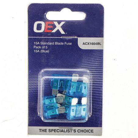 15 Amp Ats Blade Fuse (blue) X 5