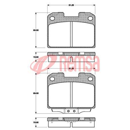 Premium Rear Brake Pad Set