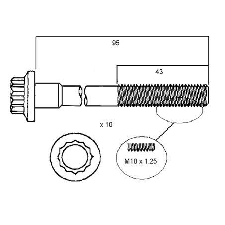Head Bolt Set