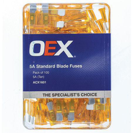 5 Amp Ats Blade Fuse (tan) X 100