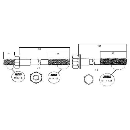 Head Bolt Set