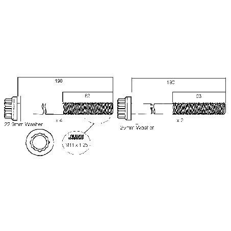 Head Bolt Set (1 Head)