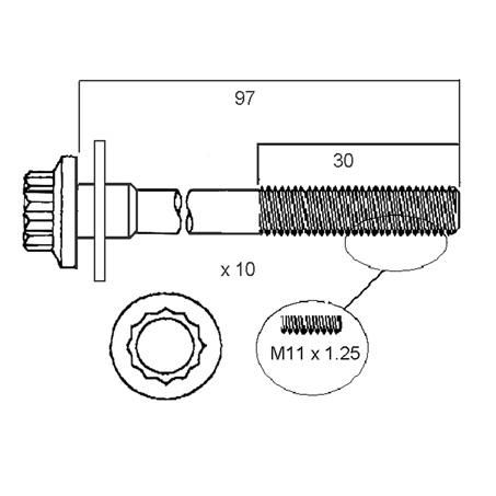 Head Bolt Set
