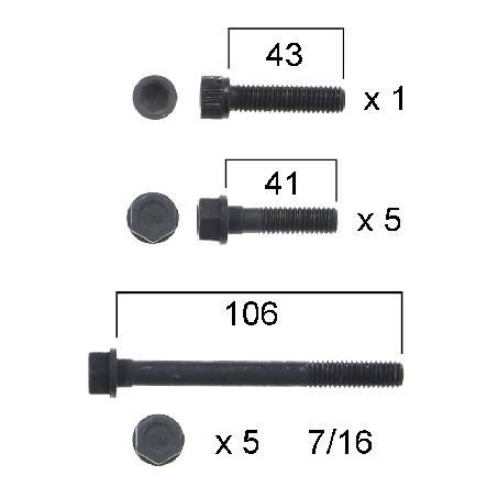 Cylinder Head Bolt Set (1 per head) HOLDEN 5.0 5.7