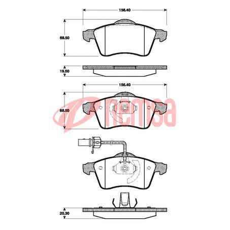Premium Front Brake Pad Set