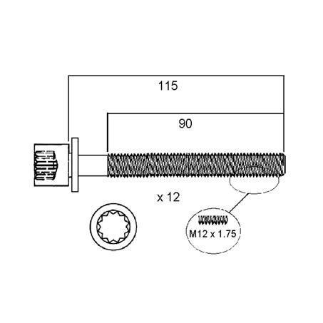 Head Bolt Set